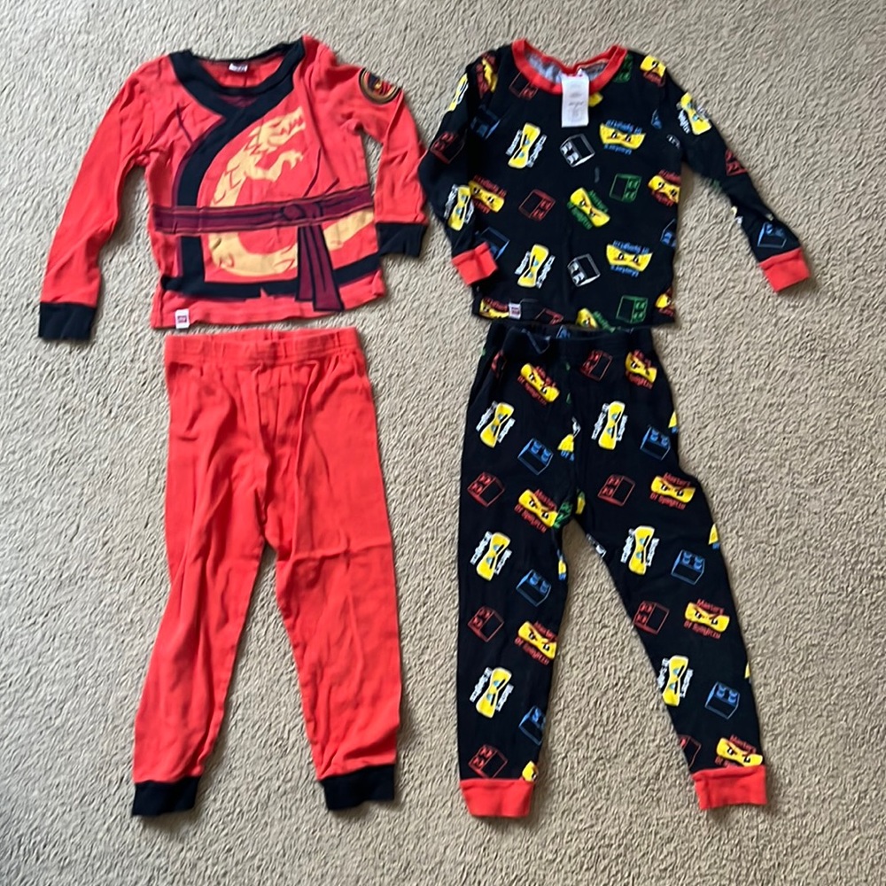 Lego ninjago size 6 pajama set